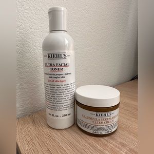 New Kiehls Ultra Facial Toner and Calendula Infused Water Cream